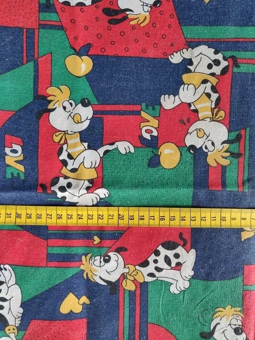 Coupon fabric pattern dogs – photo 2